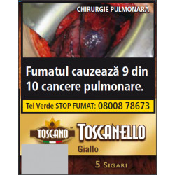 Tigari de foi Toscanello giallo (aroma vanilie) 5 buc